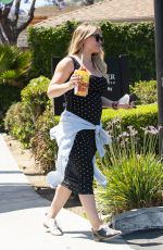 Pregnant HILARY DUFF at a Fruit Stand in Los Angeles 06/27/2018