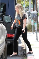 Pregnant HILARY DUFF Leaves NK Shop in Los Angeles 06/29/2018
