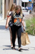 Pregnant HILARY DUFF Leaves NK Shop in Los Angeles 06/29/2018