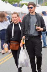 Pregnant HILARY DUFF Out and About in Los Angeles 06/17/2018