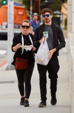 Pregnant HILARY DUFF Out and About in Los Angeles 06/17/2018