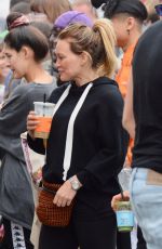 Pregnant HILARY DUFF Out and About in Los Angeles 06/17/2018