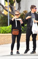 Pregnant HILARY DUFF Out and About in Los Angeles 06/17/2018