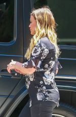 Pregnant HILARY DUFF Out and About in Studio City 06/10/2018