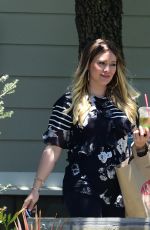 Pregnant HILARY DUFF Out and About in Studio City 06/10/2018