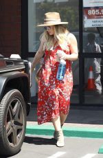 Pregnant HILARY DUFF Out in Los Angeles 06/09/2018