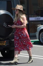Pregnant HILARY DUFF Out in Los Angeles 06/09/2018
