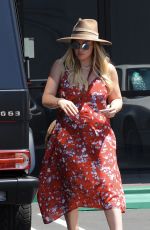 Pregnant HILARY DUFF Out in Los Angeles 06/09/2018