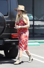 Pregnant HILARY DUFF Out in Los Angeles 06/09/2018