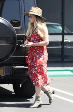 Pregnant HILARY DUFF Out in Los Angeles 06/09/2018