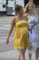 Pregnant JACQUELINE JOSSA Arrives at Her Baby Shower in Bexleyheath 06/02/2018