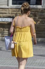 Pregnant JACQUELINE JOSSA Arrives at Her Baby Shower in Bexleyheath 06/02/2018
