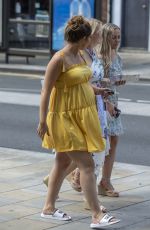 Pregnant JACQUELINE JOSSA Arrives at Her Baby Shower in Bexleyheath 06/02/2018