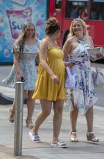 Pregnant JACQUELINE JOSSA Arrives at Her Baby Shower in Bexleyheath 06/02/2018