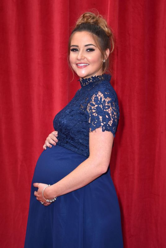 Pregnant JACQUELINE JOSSA at British Soap Awards 2018 in London 06/02/2018