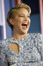Pregnant KATE HUDSON at Popsugar Play/Ground in New York 06/10/2018