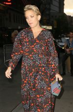 Pregnant KATE HUDSON Leaves Her Hotel in New York 06/09/2018