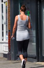 Pregnant ROSIE JONES Out and About in London 06/13/2018