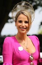 Pregnant VOGUE WILLIAMS at Investec Derby Festival Ladies Day at Epsom Racecourse 06/01/2018