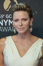 PRINCESS CHARLENE OF MONACO at 58th Monte Carlo TV Festival Closing Ceremony 06/19/2018