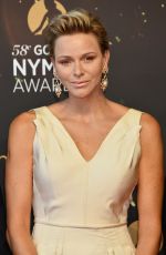 PRINCESS CHARLENE OF MONACO at 58th Monte Carlo TV Festival Closing Ceremony 06/19/2018