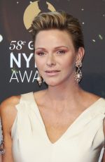 PRINCESS CHARLENE OF MONACO at 58th Monte Carlo TV Festival Closing Ceremony 06/19/2018
