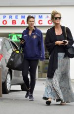 RACHEL and RENEE HUNTER Out for Lunch in Los Angeles 05/30/2018