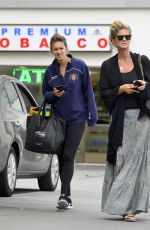 RACHEL and RENEE HUNTER Out for Lunch in Los Angeles 05/30/2018