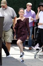 RACHEL BILSON on the Set of Extra in Studio City 06/18/2018