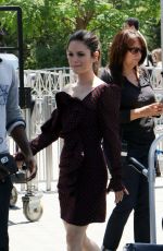 RACHEL BILSON on the Set of Extra in Studio City 06/18/2018