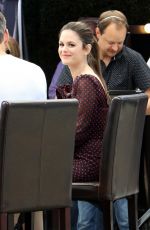 RACHEL BILSON on the Set of Extra in Studio City 06/18/2018