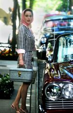 RACHEL BROSNAHAN on the Set of The Marvelous Mrs Maisel Season 2 in New York 06/21/2018