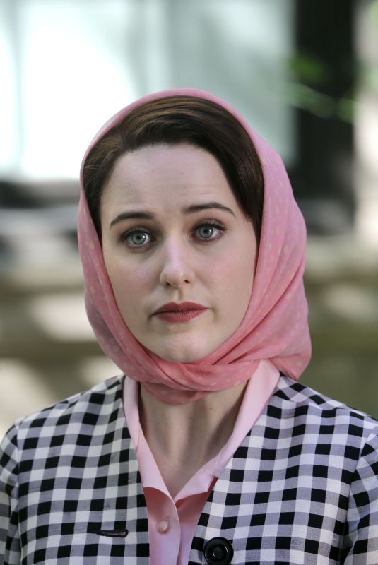 RACHEL BROSNAHAN on the Set of The Marvelous Mrs Maisel Season 2 in New York 06/21/2018