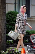 RACHEL BROSNAHAN on the Set of The Marvelous Mrs. Maisel in New York 06/14/2018
