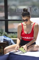 REBECCA BLACK in Swimsuit at Dream Hotel Pool Party in Los Angeles 05/27/218