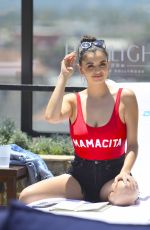 REBECCA BLACK in Swimsuit at Dream Hotel Pool Party in Los Angeles 05/27/218
