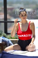 REBECCA BLACK in Swimsuit at Dream Hotel Pool Party in Los Angeles 05/27/218