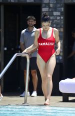 REBECCA BLACK in Swimsuit at Dream Hotel Pool Party in Los Angeles 05/27/218