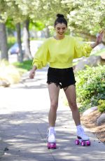 REBECCA BLACK Out Roller Blading in Los Angeles 06/08/2081