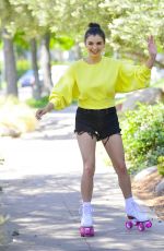 REBECCA BLACK Out Roller Blading in Los Angeles 06/08/2081