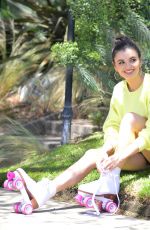 REBECCA BLACK Out Roller Blading in Los Angeles 06/08/2081