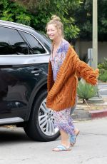 REBECCA GAYHEART Leaves a Pool Party in Los Feliz 06/16/2018