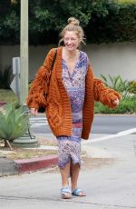 REBECCA GAYHEART Leaves a Pool Party in Los Feliz 06/16/2018
