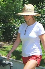 REESE WITHERSPOON Out with Her Dog in Beverly Hills 06/09/2018