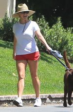 REESE WITHERSPOON Out with Her Dog in Beverly Hills 06/09/2018