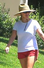 REESE WITHERSPOON Out with Her Dog in Beverly Hills 06/09/2018
