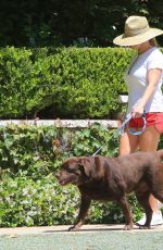 REESE WITHERSPOON Out with Her Dog in Beverly Hills 06/09/2018