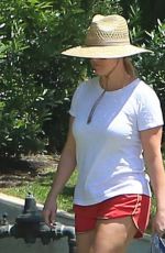 REESE WITHERSPOON Out with Her Dog in Beverly Hills 06/09/2018