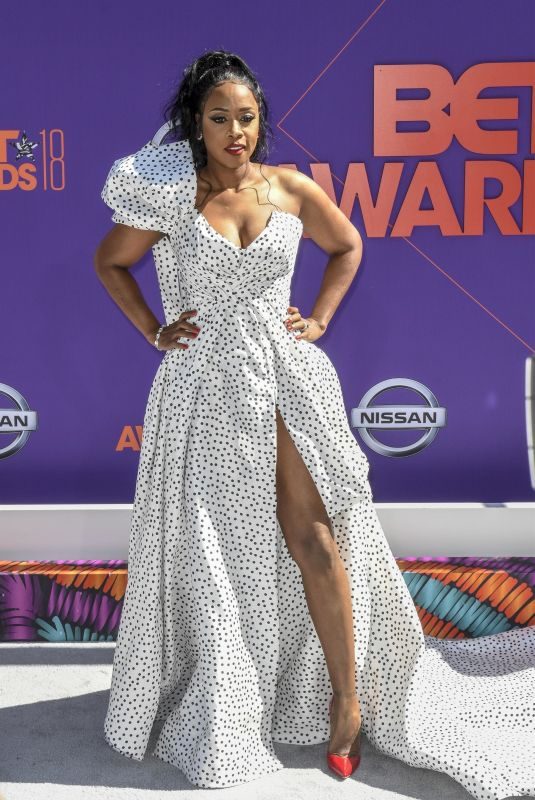 REMY MA at BET Awards in Los Angeles 06/24/2018