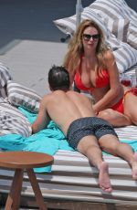 RHIAN SUDGEN in Bikini at a Pool in Ibiza 06/14/2018